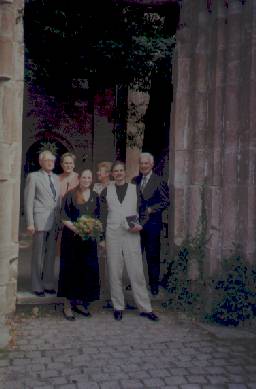 Meine Eltern und Groeltern bei der kirchlichen Hochzeit